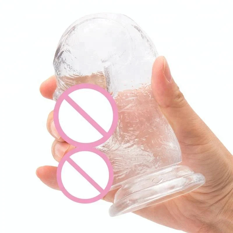 Realistic Sex Toy Suction Cup Strap on Big Dildo Toy for Women