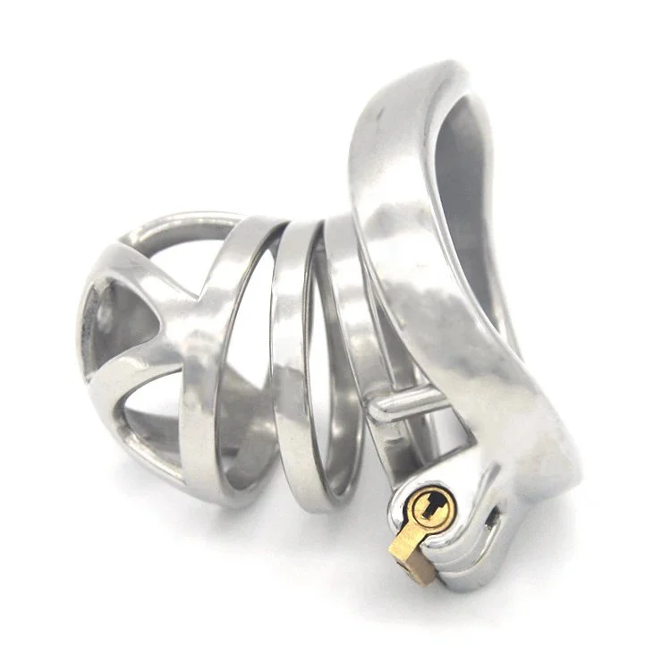 Metal Male Chastity Cage Penis Restraint with Keyholder Sex Toys Male Chastity Device Chastity Cock Cage for Man Masturbator
