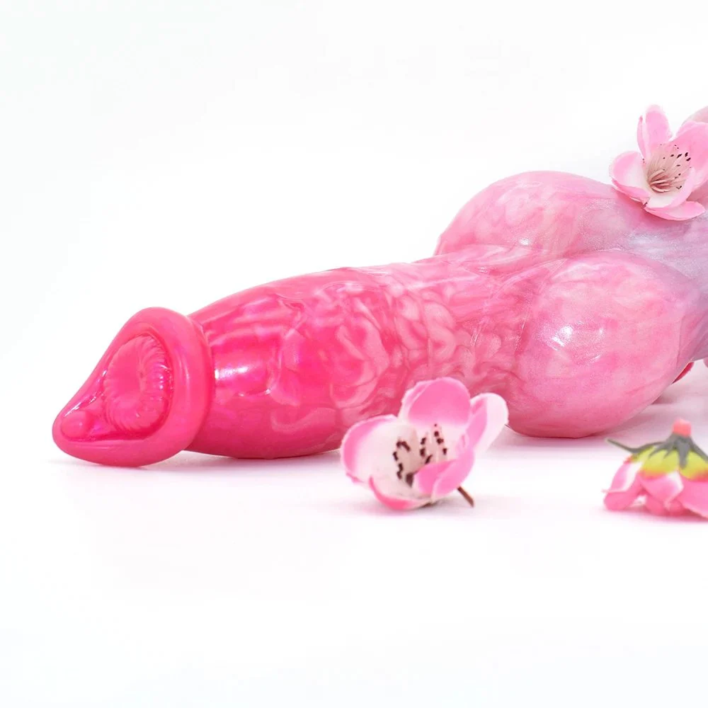 9.25 Inch Large Monster Artificial Penis Dildo Color Peach Witch Realistic Sex Shop Toy for Women