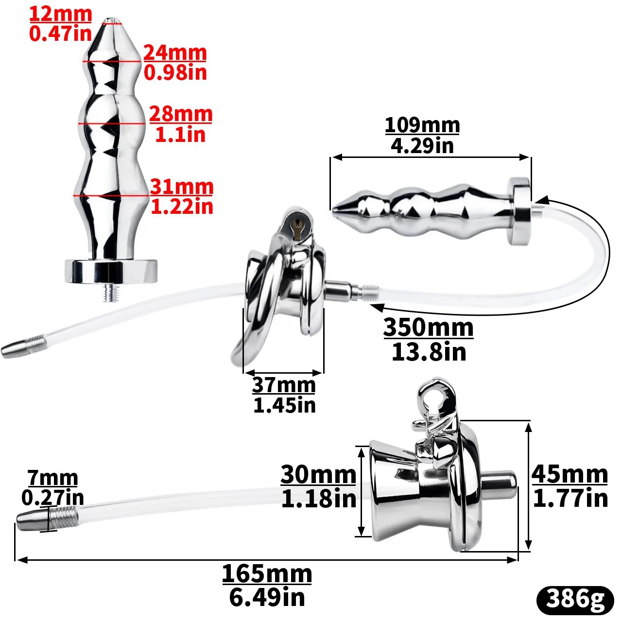 Male Chastity Device Inverted Chastity Cages Metal Small Anal Plug Flat Chastity Cage Male Sex Small Cock Cage