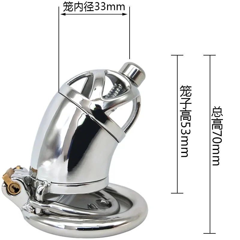 Stainless Steel Chastity Male Penis Cage Male Chastity Device With Catheter 4 Size Cock Rings Adult Product
