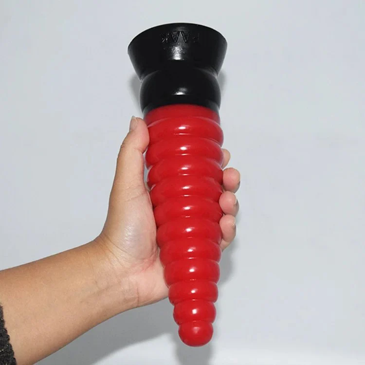9.25 Long Huge Realistic Dildo Strapon Penis Women Anal Toys Red and Black Strap on Ribbed Sex Male Dildo for Women
