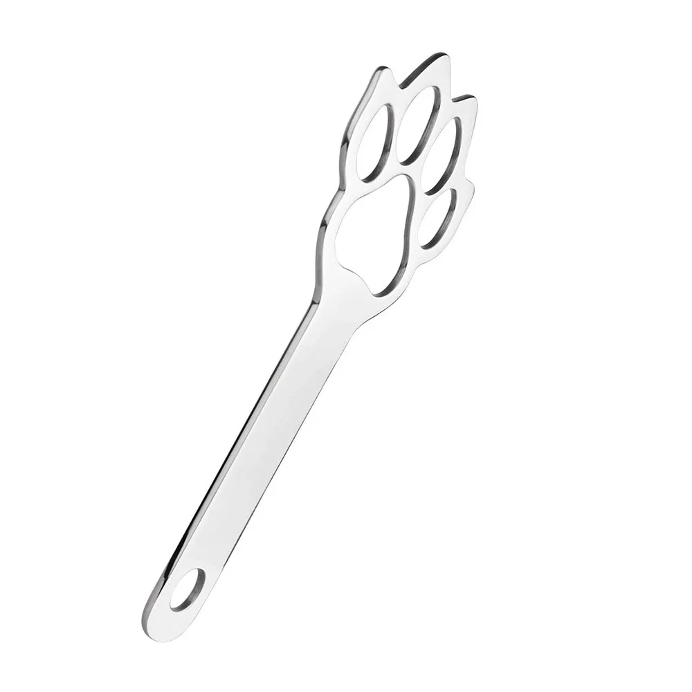 1Premium Metal Paddle with Unique Cat Paw Design Adjustable and Comfortable for Intimate Play