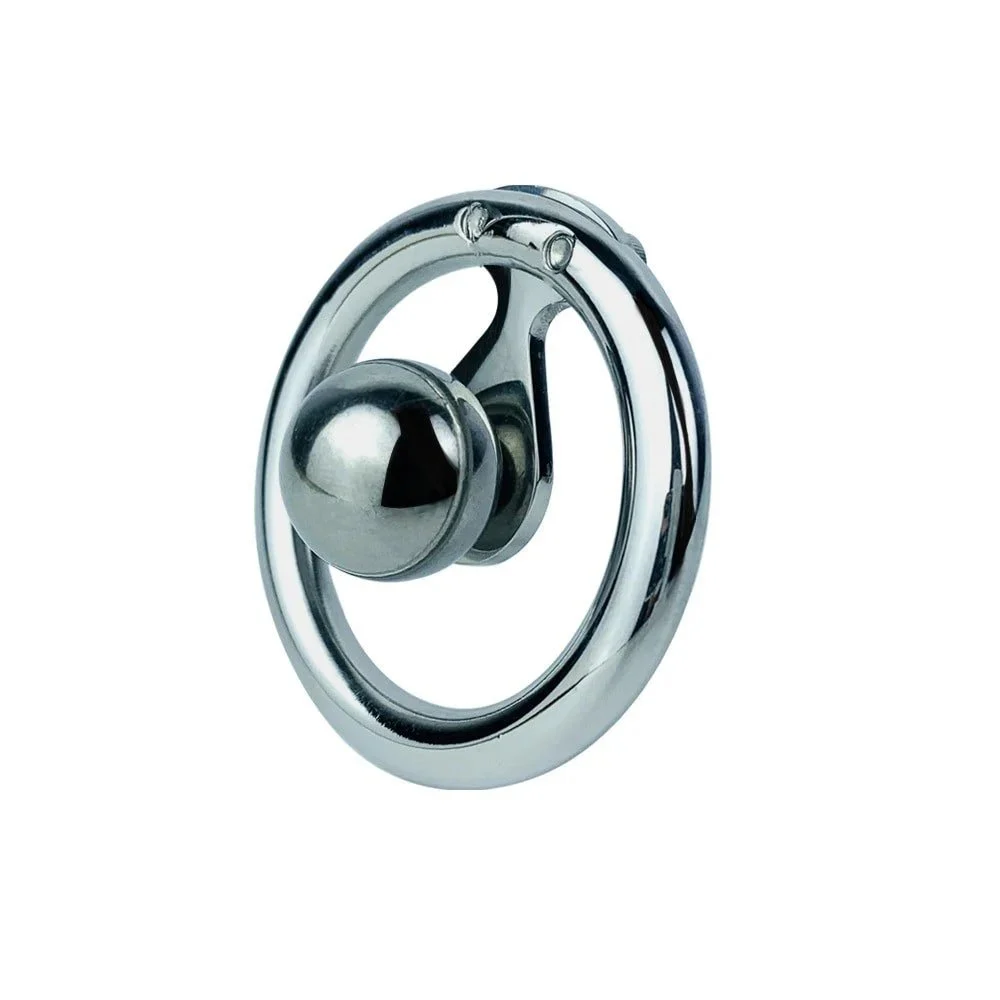 Penis Ring Chastity Cage Stainless Steel Male BDSM Sex Toys Ring Design Metal Beads Weightless Chastity Device Sexual