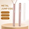 Rechargeable Waterproof 7 Frequency Steel Sex Toy Women Dildo Vibrating Necklace Vibrator Bullet