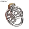 Metal Chastity Cage for Men Stainless Steel Small Male Cock Cages Stealth Lock Device Adults Toys
