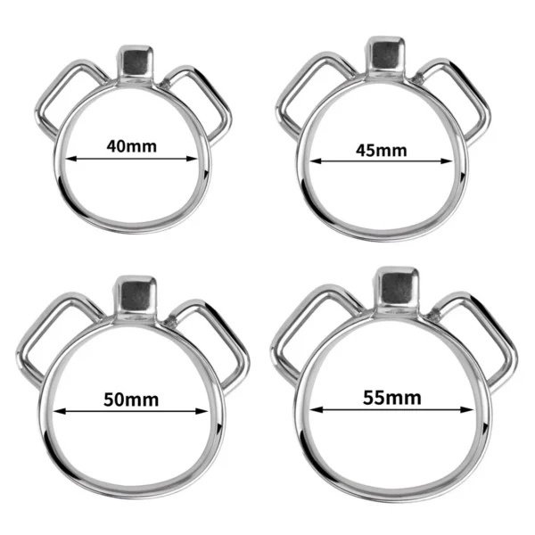 Metal Clitoris Design Chastity Cage Pussy Shape Cock Lock Bondage Belt Penis Rings Chastity Cage Sex Toy for Men