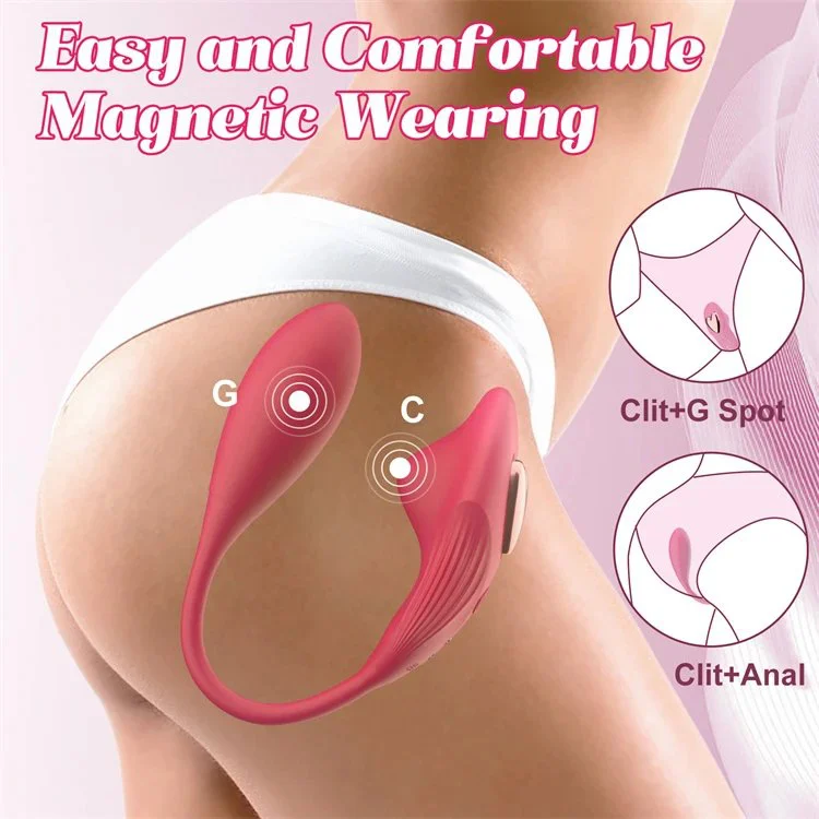 Rechargeable 10 Modes Women Sex Machine 10 Modes Heart Design App Control Wearable Panty Vibrator