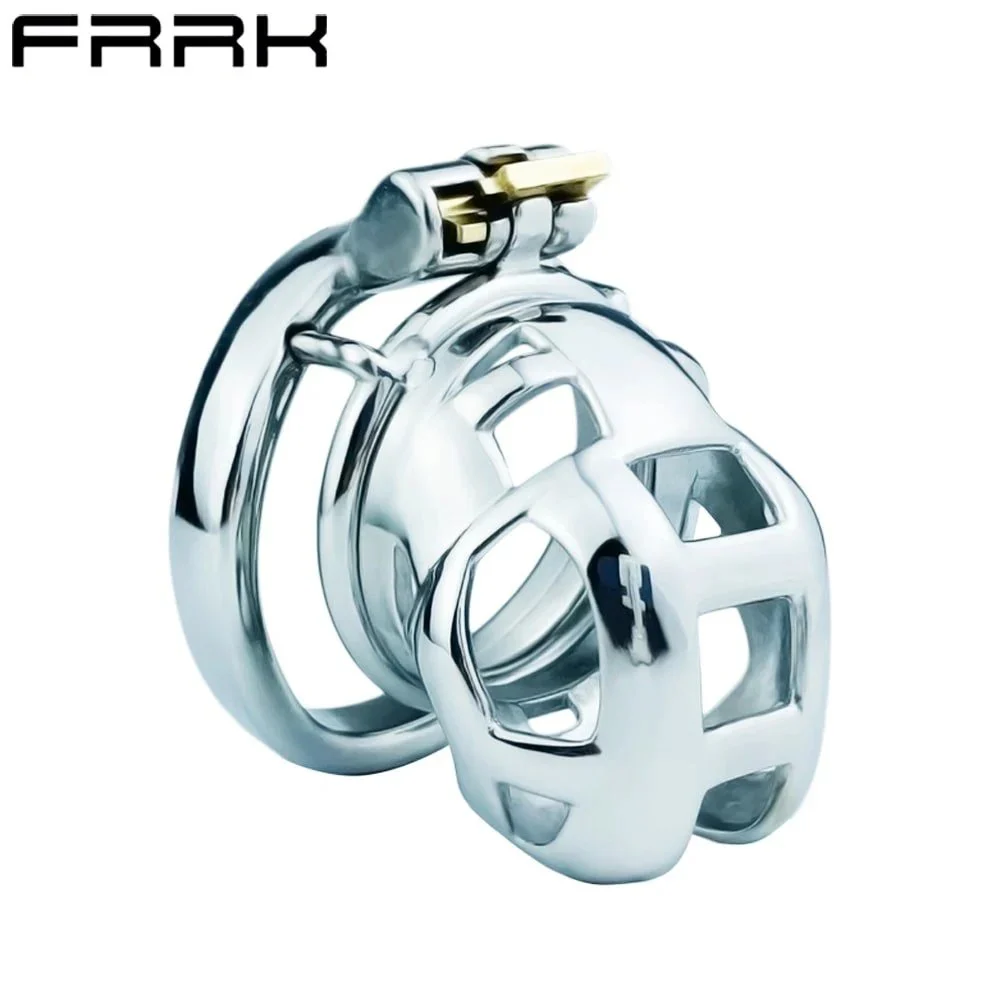Metal Stainless Steel Lightweight Feeling Chastity Lock Cages Lust Control Device For Men Adult Sex Toys