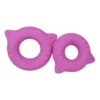 Quantity of Two Cock Ring Chastity Ring Silicone Lock Cock Ring Male Penis Delayed Ejaculation BDSM Flirting Sex Toys