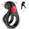 10 Frequency Male Penis Delayed Ejaculation Cock Ring Vibrator for Male Masturbation