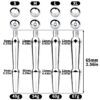 304 Stainless Steel Horse Eye Stick with 4 Sizes Sexual Abuse Urethral Dilatation Equine Eye Irritation Sex Toy for Man