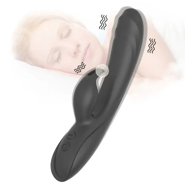 Rechargeable Rabbit Vibrator for Women G-Spot Clitoris & Vagina Nipples Stimulating Massager