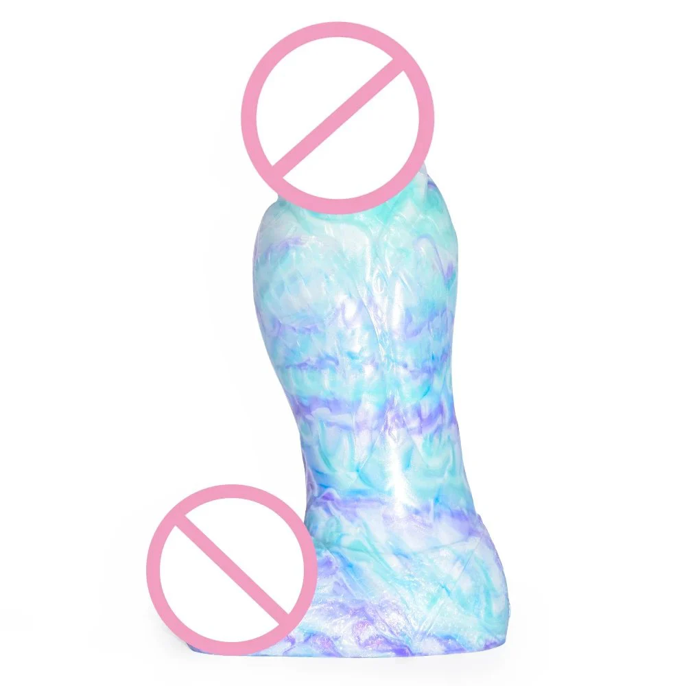 Large Wolf Knot Dildo With Sucker Silicone Multi Color Thick Anal Plug Big Dong Fantasy Sex Toys Shop Erotic Products