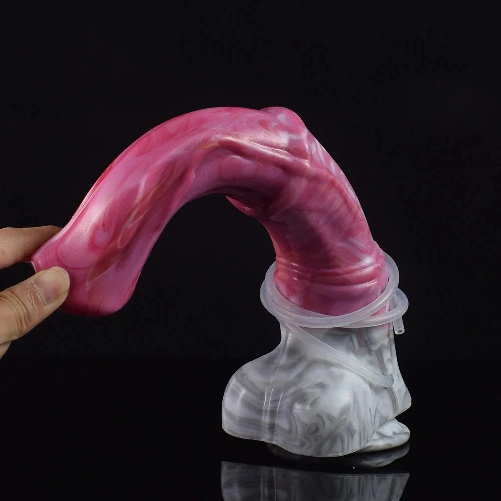 Large Animal Horse Dildo With Sucker Squirting Function Liquid Silicone Ejaculatin