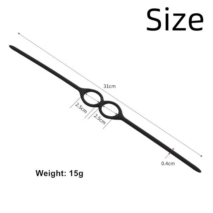 Adjustable Silicone Lasso Cock Ring for Men Delay Ring Locking Scrotum Male Sex Toys