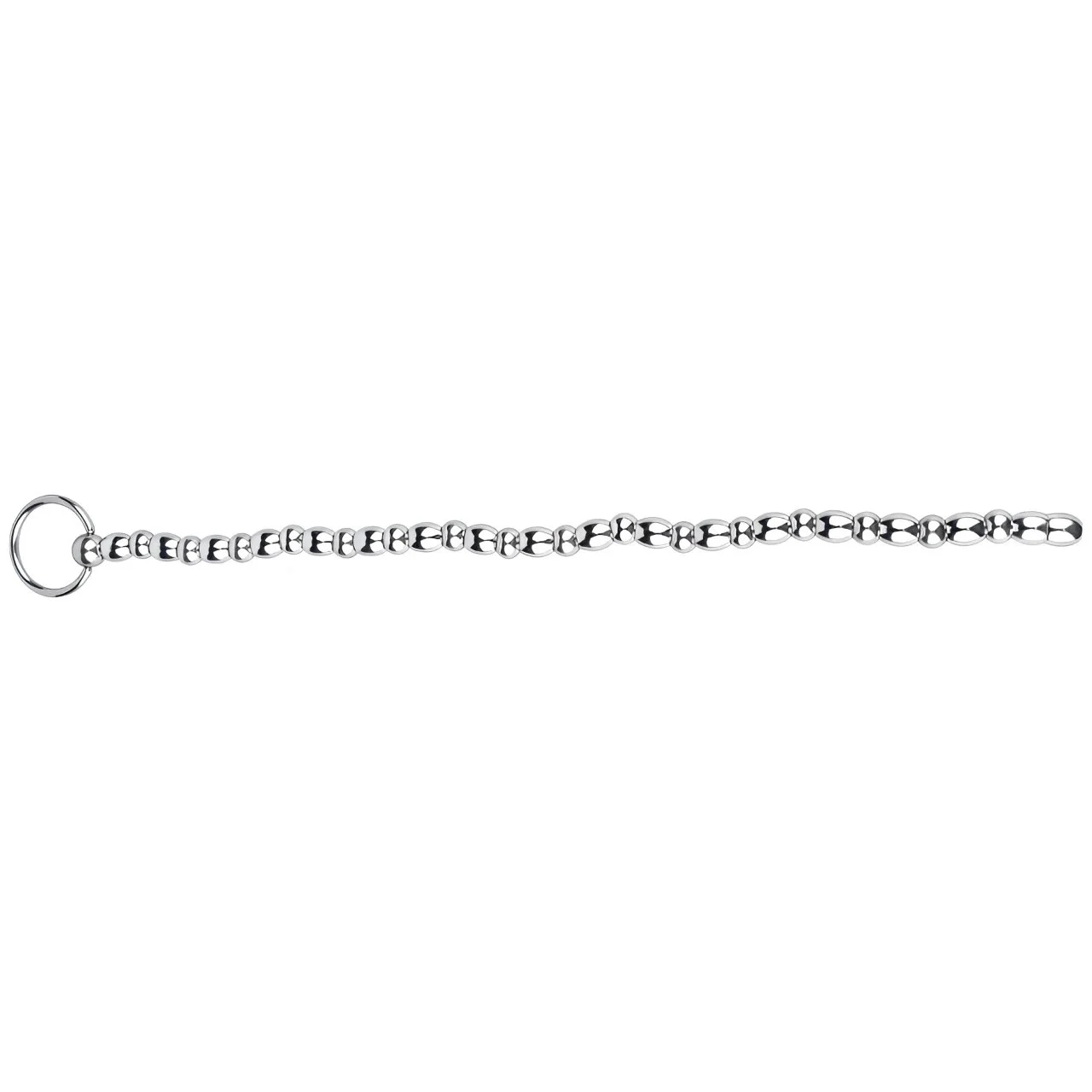 36cm Stainless Steel Male Prostate Smooth Pull Bead Horse Eye Rod Urethra Insertion Plug Dilator Urethral Stimulation Massage