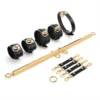 Adjustable Stainless Steel Leather Erotic Games Handcuffs Leg Cuffs BDSM Bondage Restraint Collar Spread Thighs