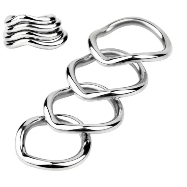 Stainless Steel Male Cock Ring Glans Ring Metal Ring Delayed Ejaculation Increase Stimulation Sex Toys for Men Toys