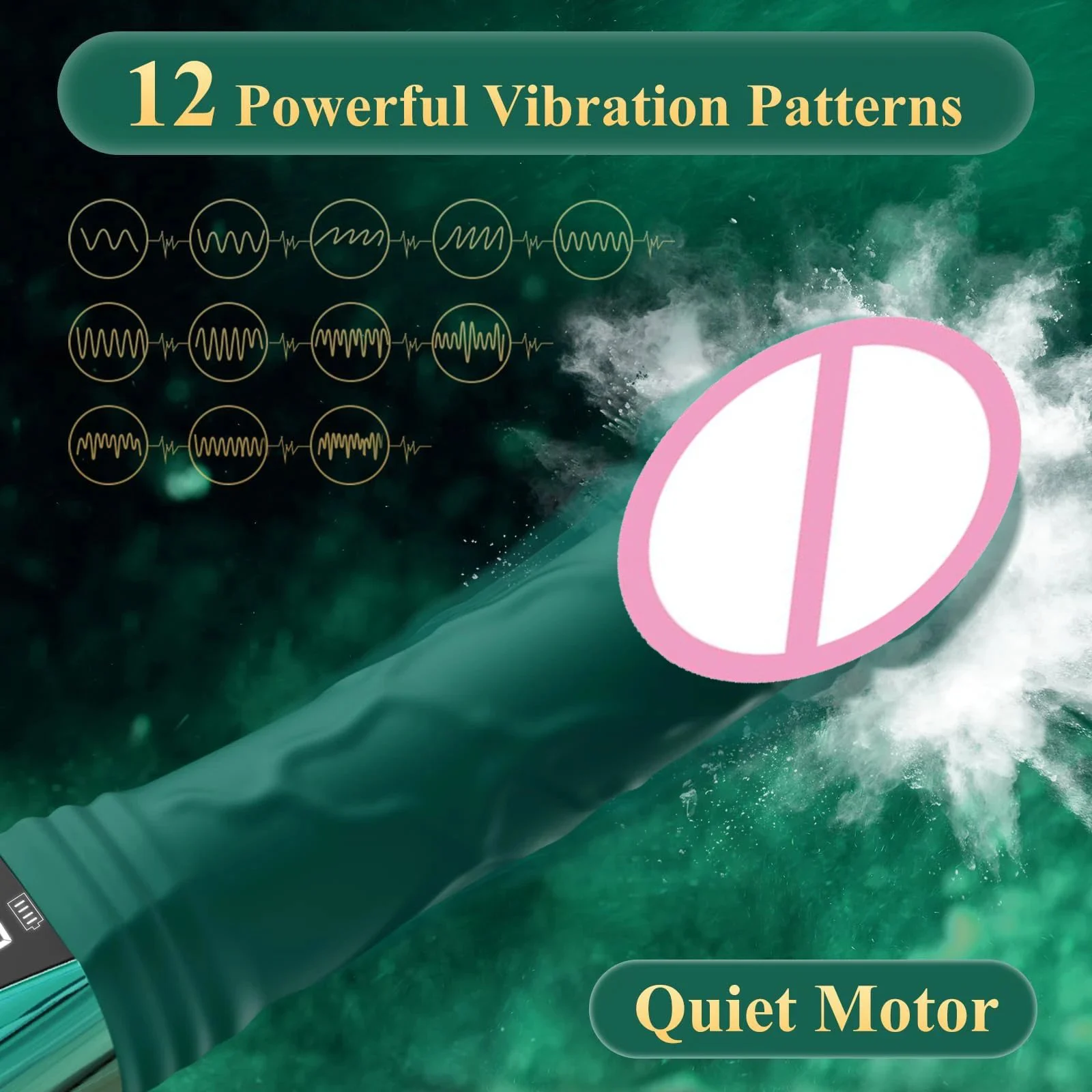 LED Display 12 Powerful Vibrations G Spot Dildo Vibrator Clitoris Masturbation Sex Toys Realistic Anal Dildo for Women Female