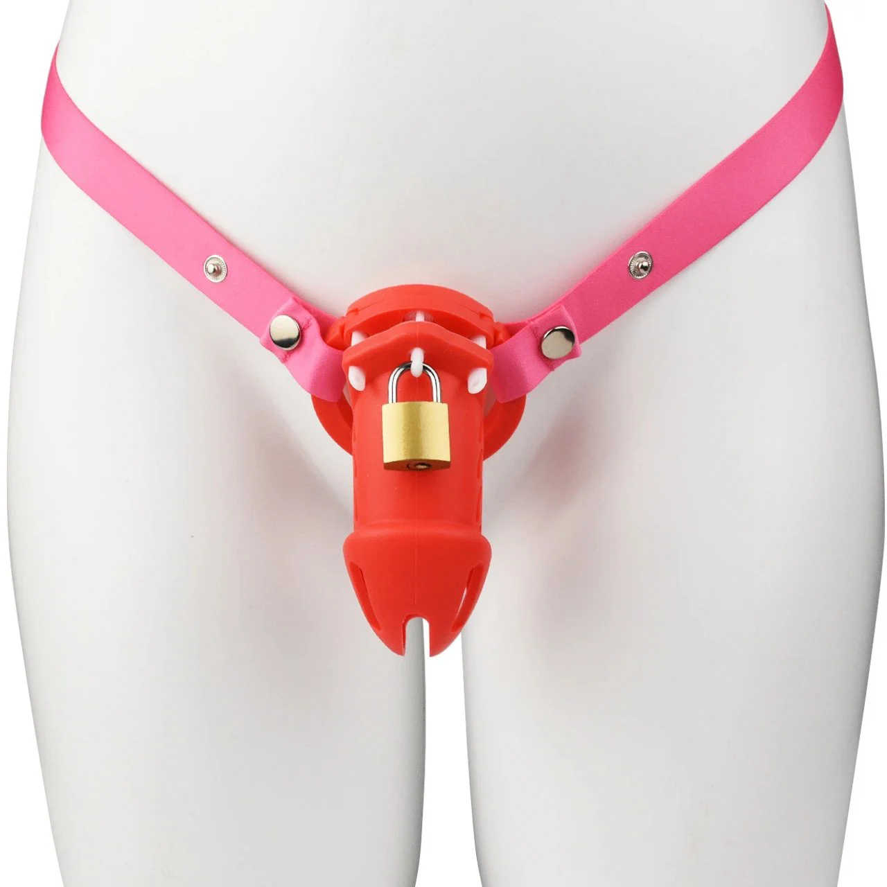 Strap on Cock Cage with Six Colors Cages for Men Lock up Device Chastity Tools