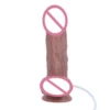 Realistic Double-Layer Skin-Like Textured Sliding Squirting Dildo Liquid Silicone for an Authentic Adult Toy Experience