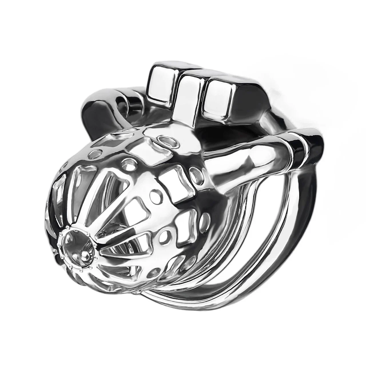 Stainless Steel Male Chastity Bondage Lock Bdsm Play Props for Men Bdsm Adult Erotic Toys Penis Cage