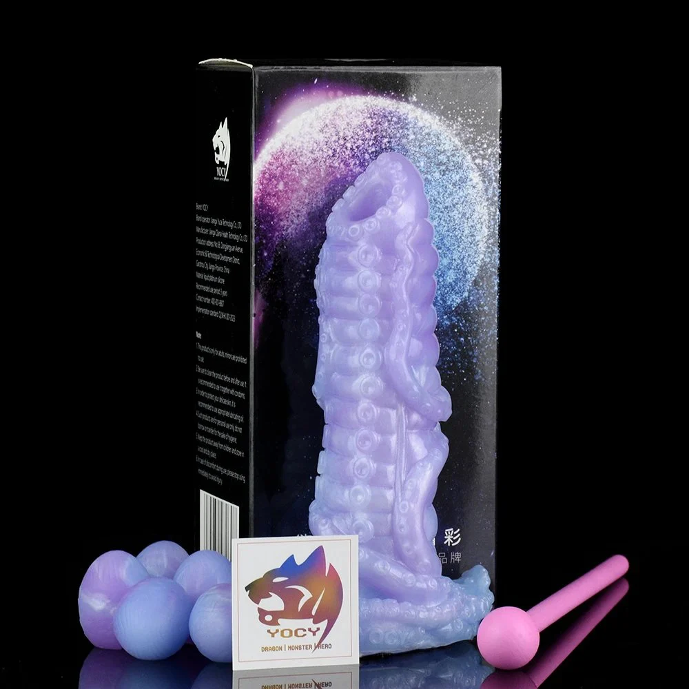 Alien Ovipositor Dildo with 5 Balls,Tentacle Ovipositor Silicone Dildo with Egg,Sex Toy for Women Men Masturbator Anal Plug