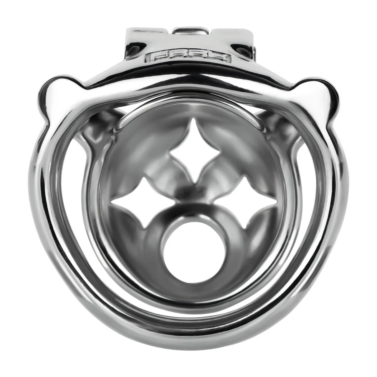 Stainless Steel Male Chastity Lock with Wearable Catheter, Realistic Sensation Penis Cage for BDSM Play