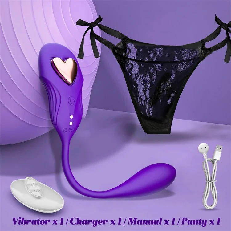 Rechargeable 10 Modes Women Sex Machine 10 Modes Heart Design App Control Wearable Panty Vibrator