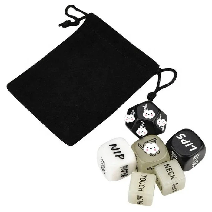 Adult Game 6pcs Sex Dice Set Couple's Gift Plastic Love Toys
