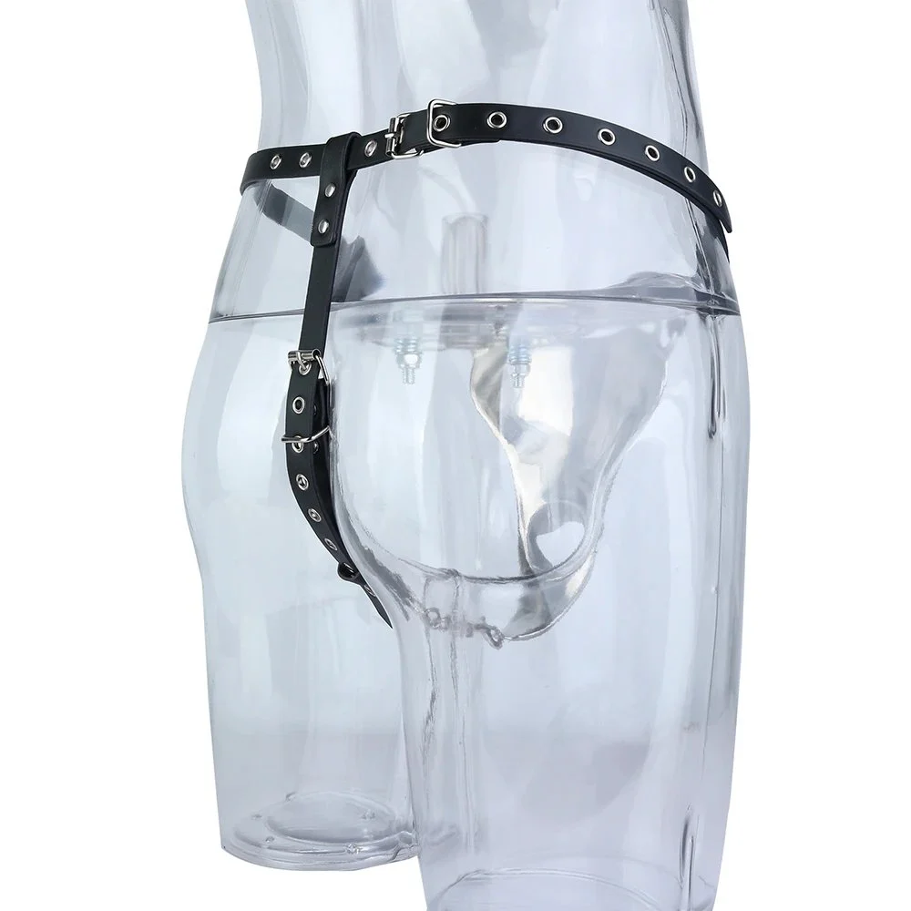 Men's Metal Underwear with a Unique Mouth-shaped Design Suitable for Power and Restraint Stainless Steel Sex Toys