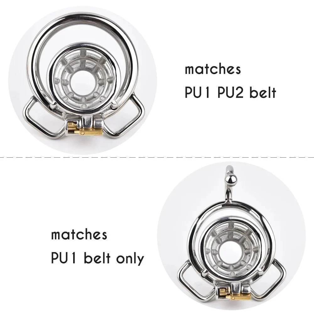 Metal Chastity Cage for Men Stainless Steel Small Male Cock Cages Stealth Lock Device Adults Toys