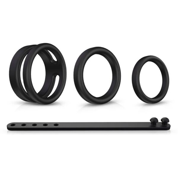 Custom Cock Ring Male Penis Ring Triple Restraint Delay Ejaculation Intimate Toy Adult Sex Accessory