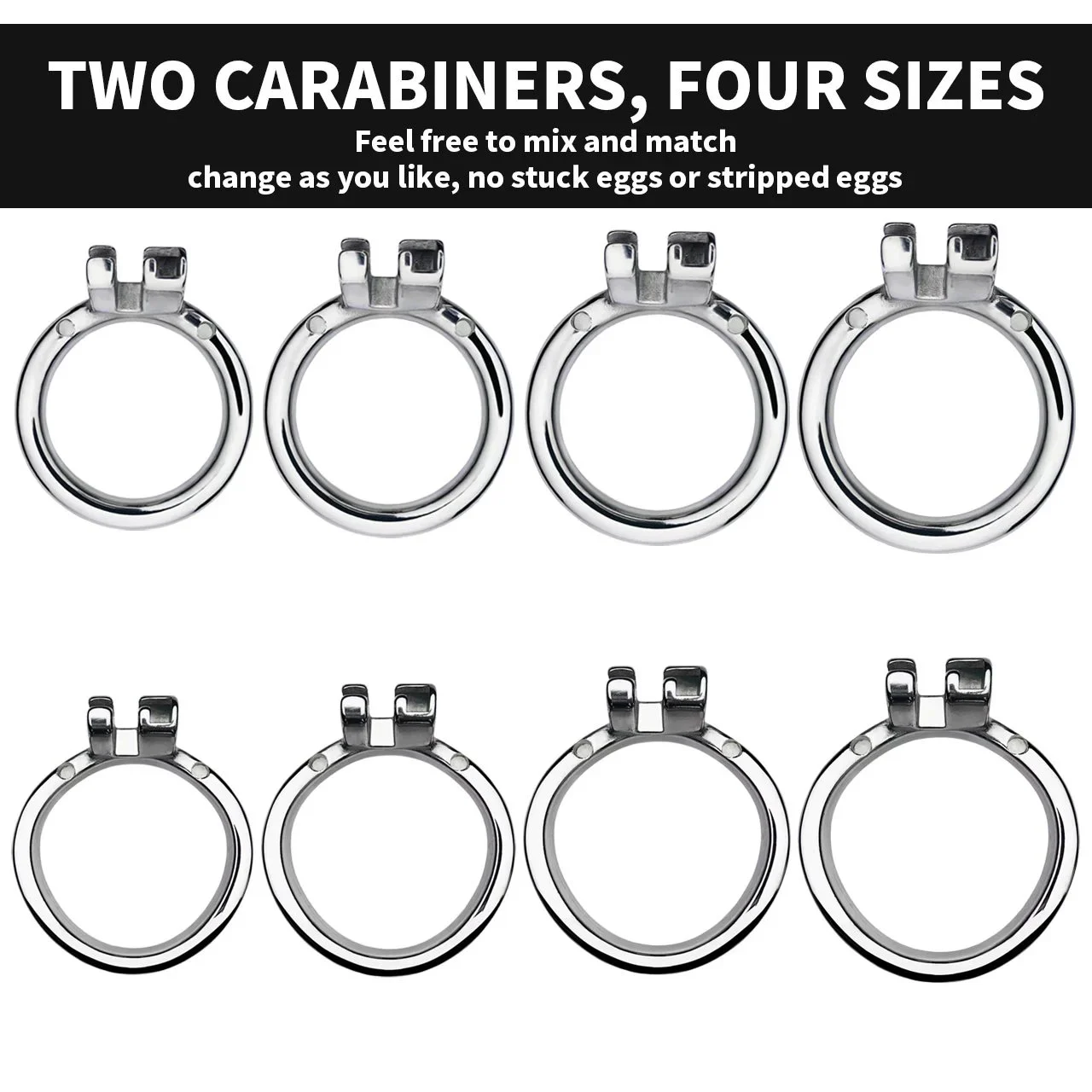 Metal Double Birdcage Chastity Cage Wearable Gay Stainless Steel Cock Ring Hook Abstinence Sex Toy Adult Flirting Game