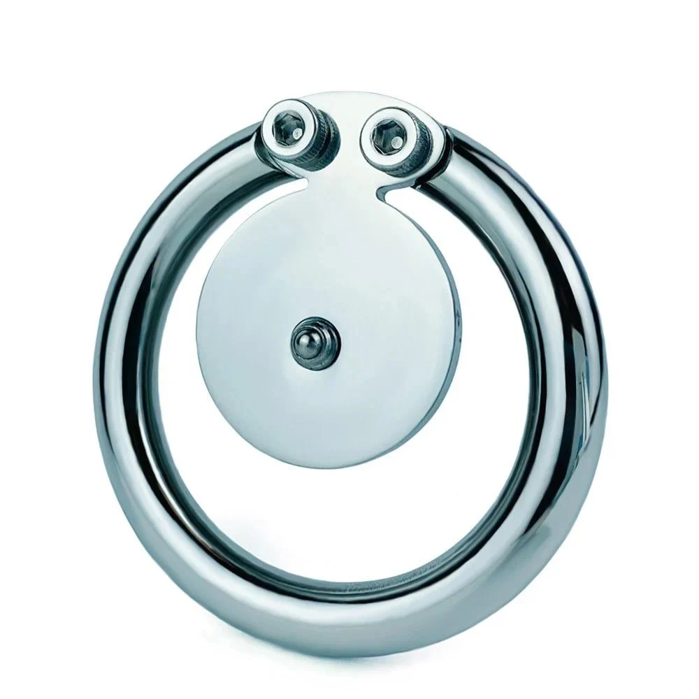 Penis Ring Metal Beads Heavy Stainless Steel Simple Chastity Cage Men's BDSM Sex Toys Ring Chastity Device Sex Toys