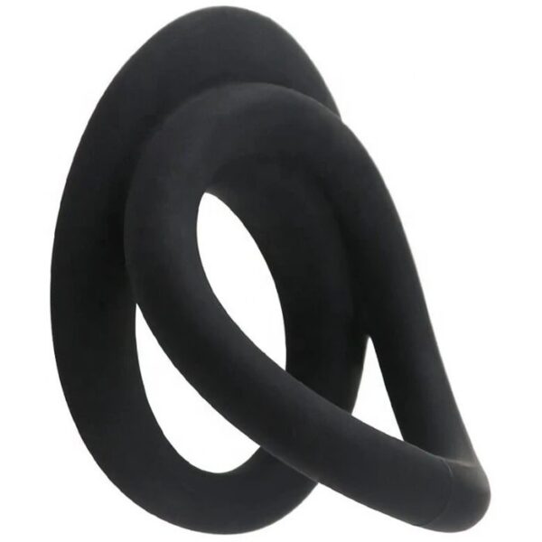 Durable Silicone Double Cock Ring Sex Toy for Men Penis Rings Designed for Delay Time