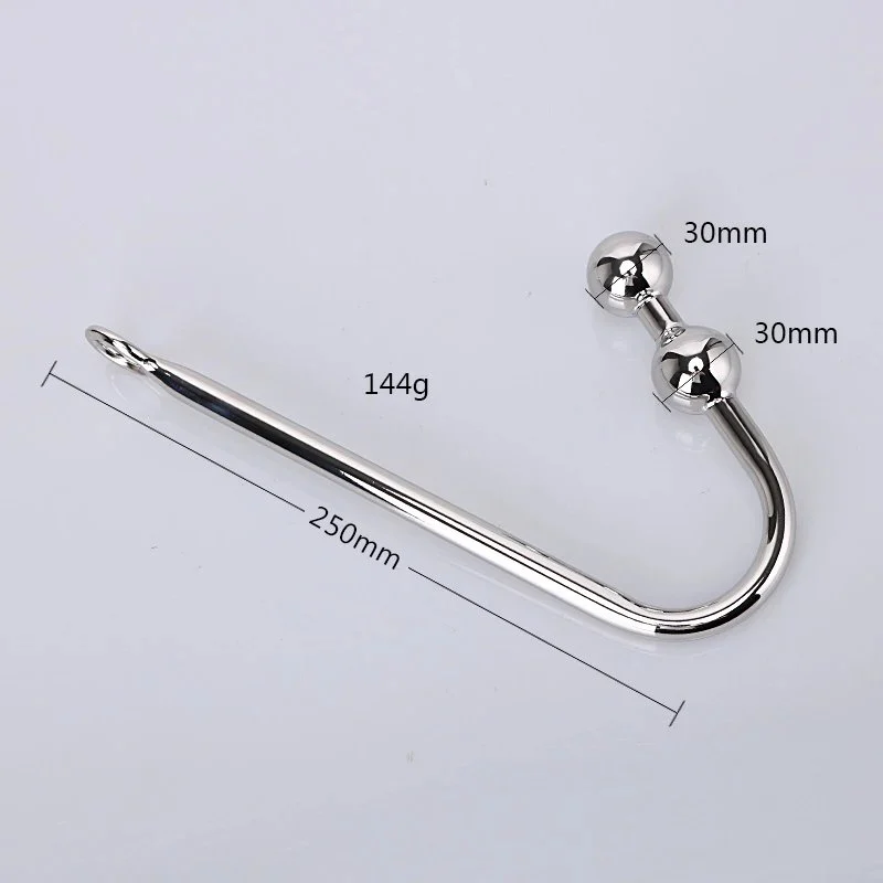 Adult Anal Sex Toys Stainless Steel Adult Product with Anal Beads Hole Metal Butt Plug Anal