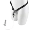 Stainless Steel Male Chastity Device Add Anal Plug with Urethral Catheter Strap Sex Toys for Men and Woman