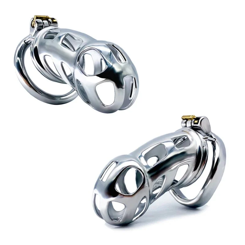 long size Cobra Metal Chastity Cage for Penis Exercise Bondage Restraint cage Sex Toys for Men