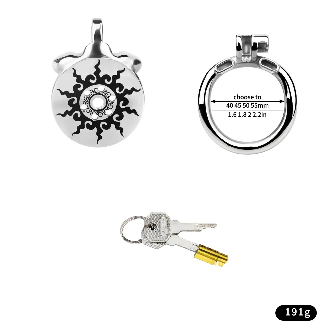 Negative Pressure Penis Cage Stainless Steel Built-in Male Chastity Lock with Urination Tube Design Restraint Toy