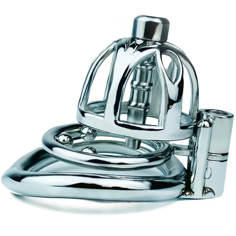 Super Small Male Chastity Device Adult Cock Cage Extreme Confinement Chastity Cage for Male Sex Toys Stainless Steel