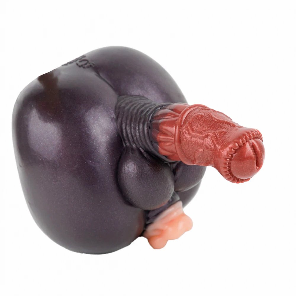 Dual-Channel Male Silicone Masturbator with Intensive Enveloping Sensation for Couples' Play