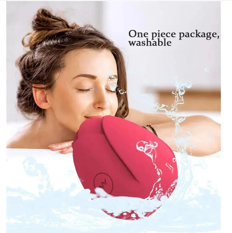 Rose Flower Vibrator 10 Speed Vagina Nipple Clitoral Sucking Vibrator Sex Toys for Women Lotus Vibrator