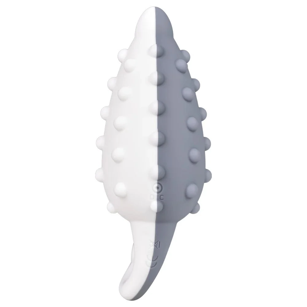 Steel Toothed Wolf Girly Color Liquid Silicone Vibrator Masturbator Jumping Egg Adult Sex Toys