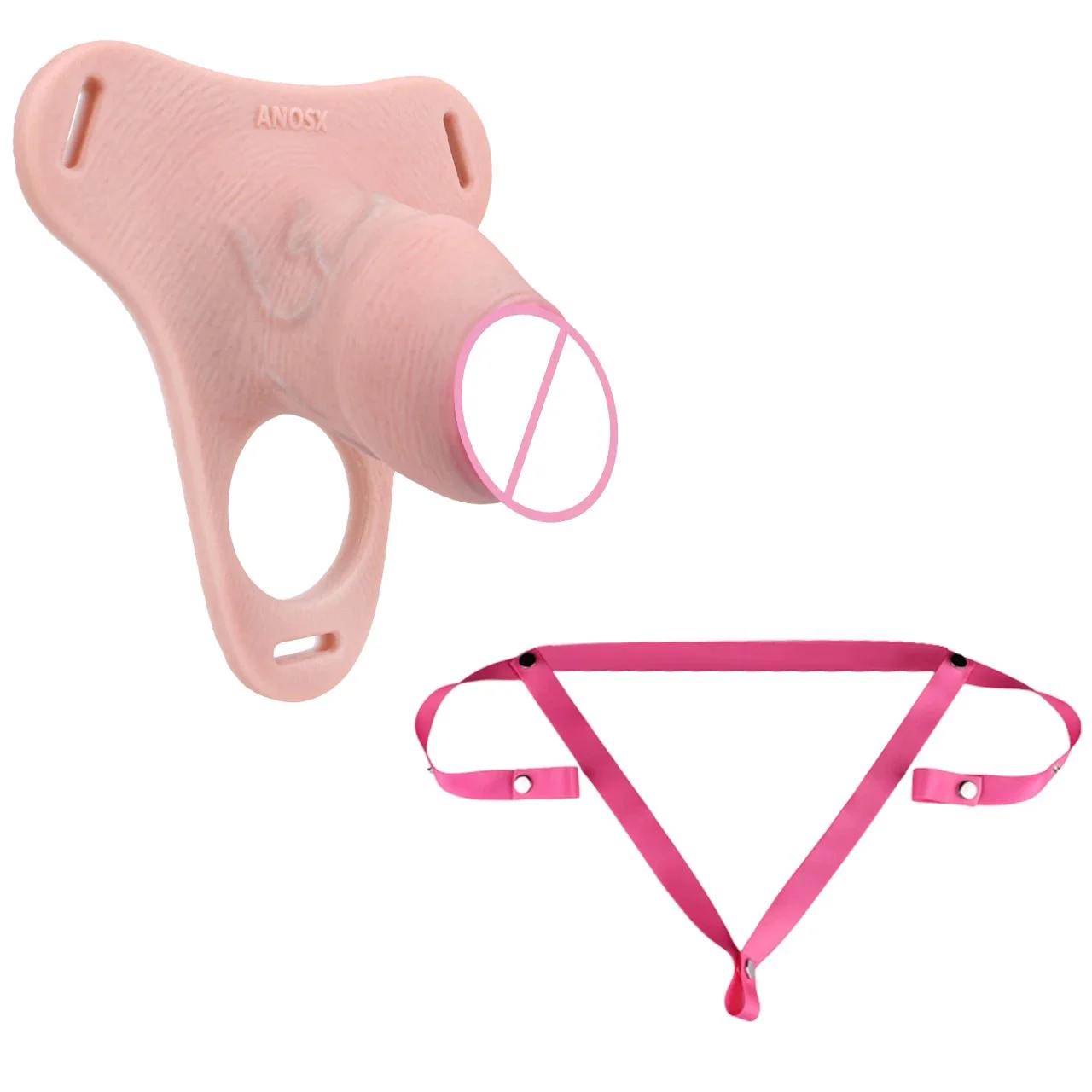 Wearable Penis Chastity Pants with Binding Elastic Strap Series Male Penis Cage Two Color Simulated Chastity Locks