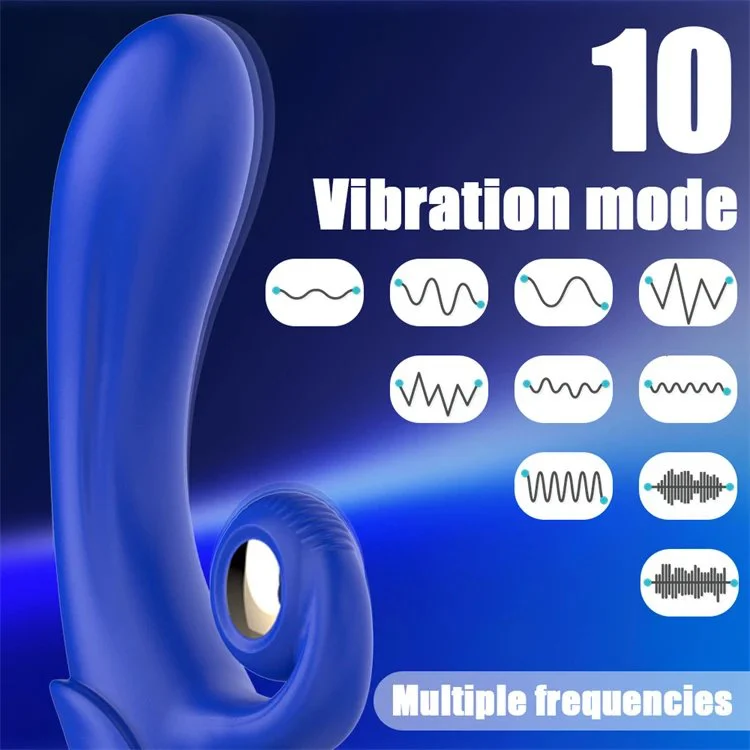 Sexual Products 10 Speed 2 in 1 G Spot Clitoral Stimulation Snail Vibrator Sex Toys for Women