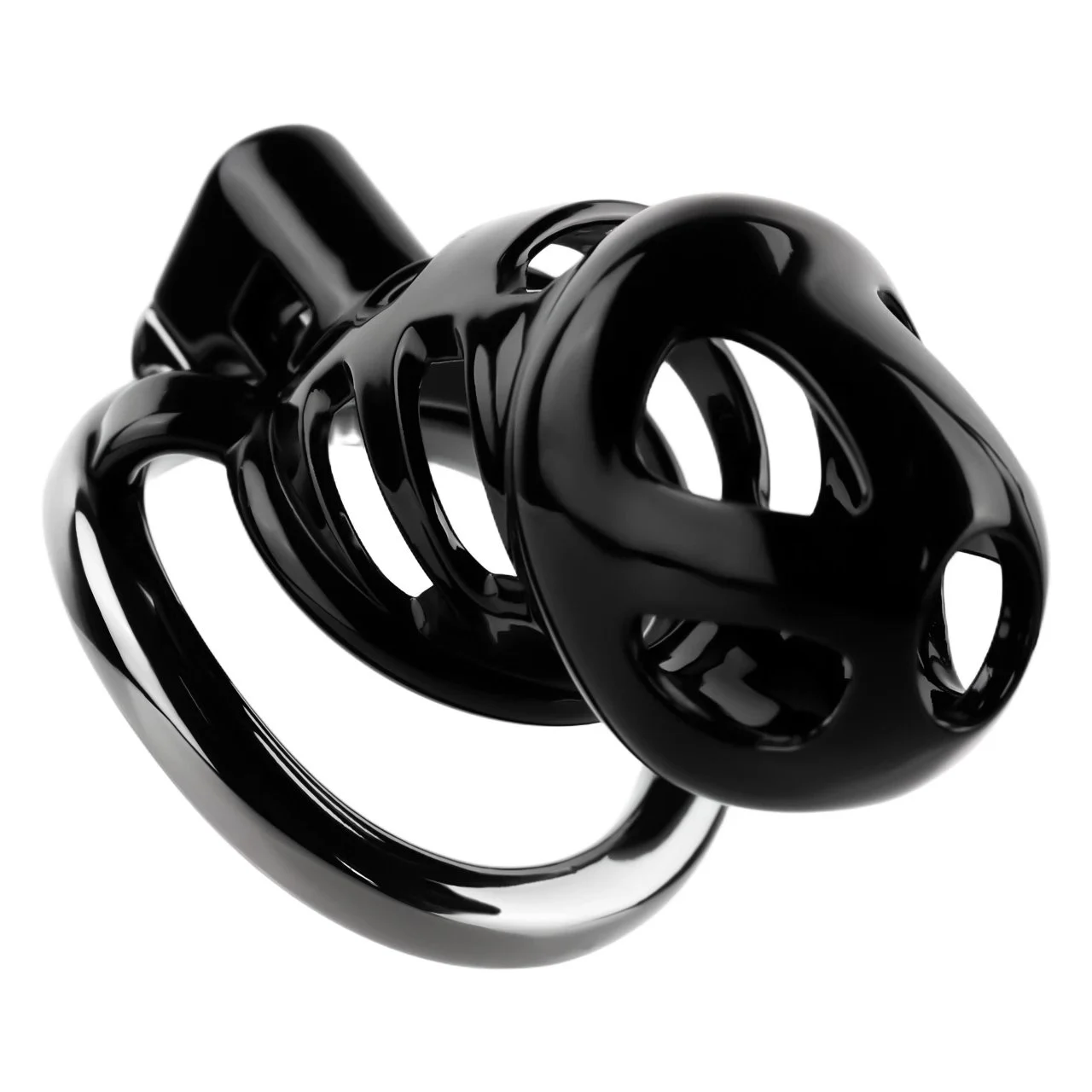 Resin Mesh Chastity Lock for Men Aluminum Alloy Clasp Wearable Chastity Lock with Cathete Couple Flirting Adult Toys