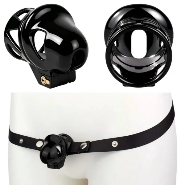 Penis Head Breathable Chastity Belt Lock Male Chastity Cage ABS Resin Restraint Games Adult Sex Toy for Men
