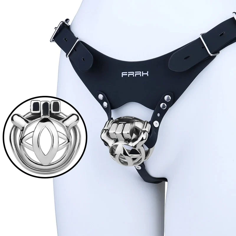 Wearable Male Chastity Cage Construction with Catheter Suitable for Transgender Crossdressers Effectively Contains the Penis